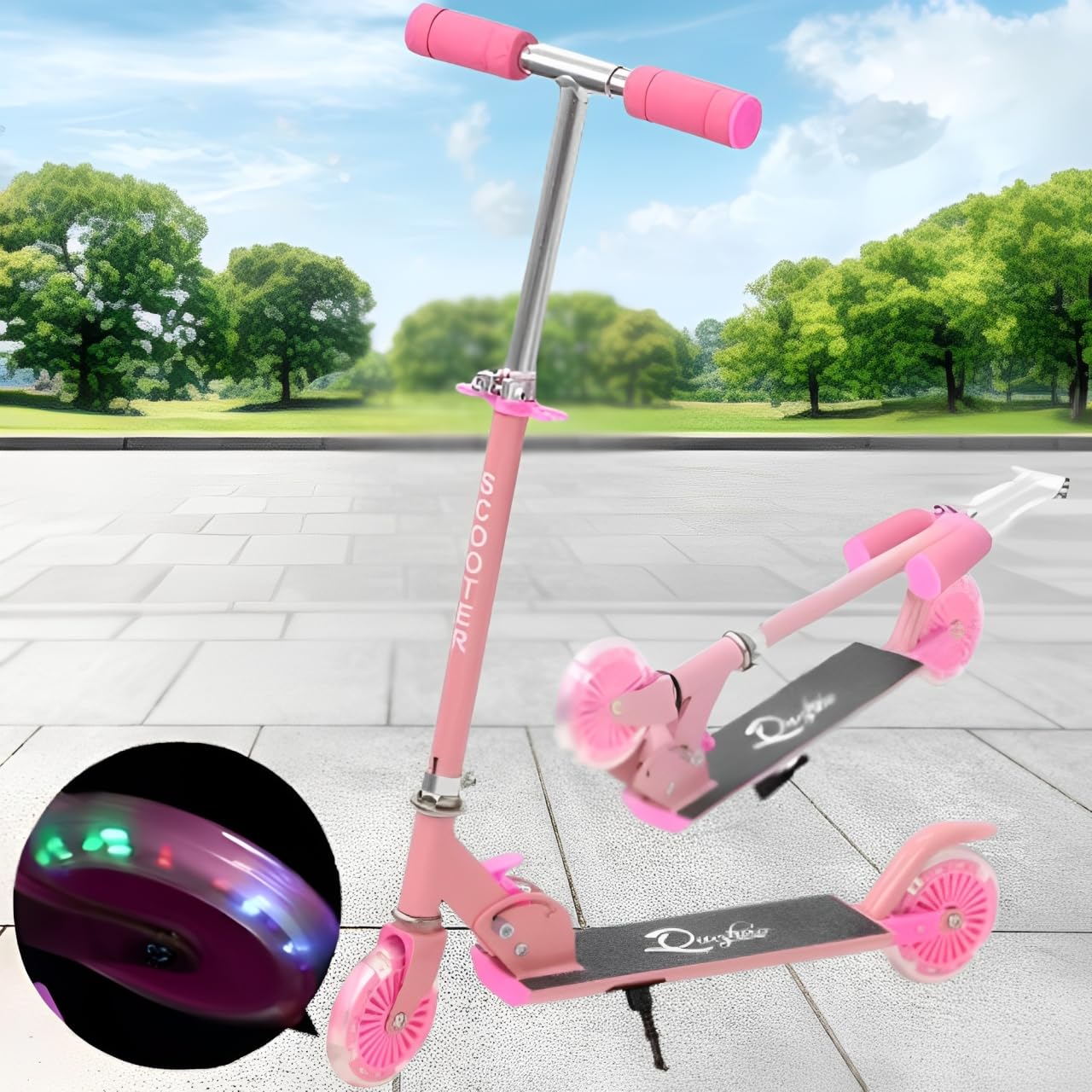 Amazon.co.jp: iimono117 キックスクーター キックボード 子供 2